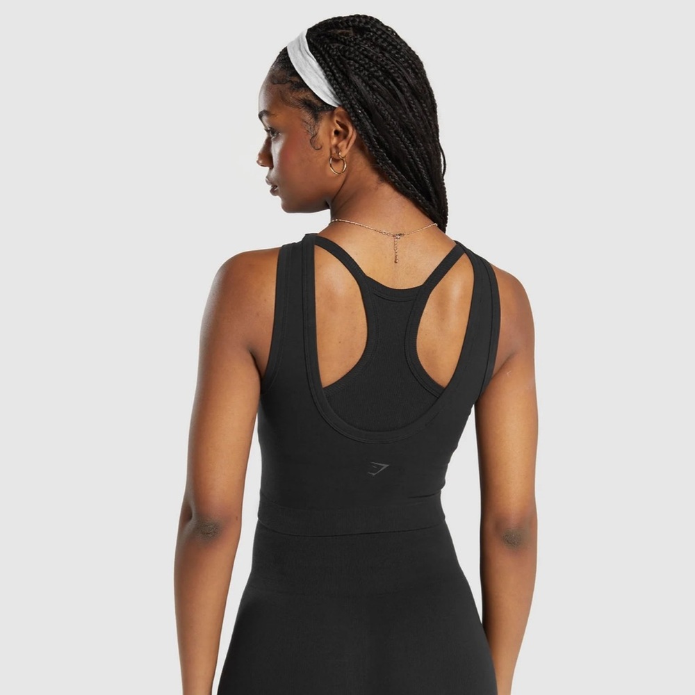 Gymshark Ribbed Cotton Seamless Body Fit Tank